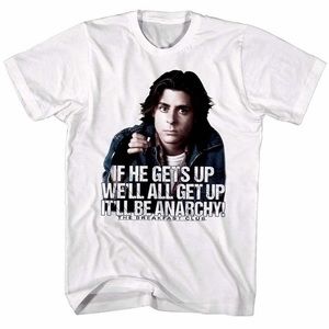 Breakfast Club John Bender It_ll Be Anarchy T Shirt Judd Nelson Rebel Top